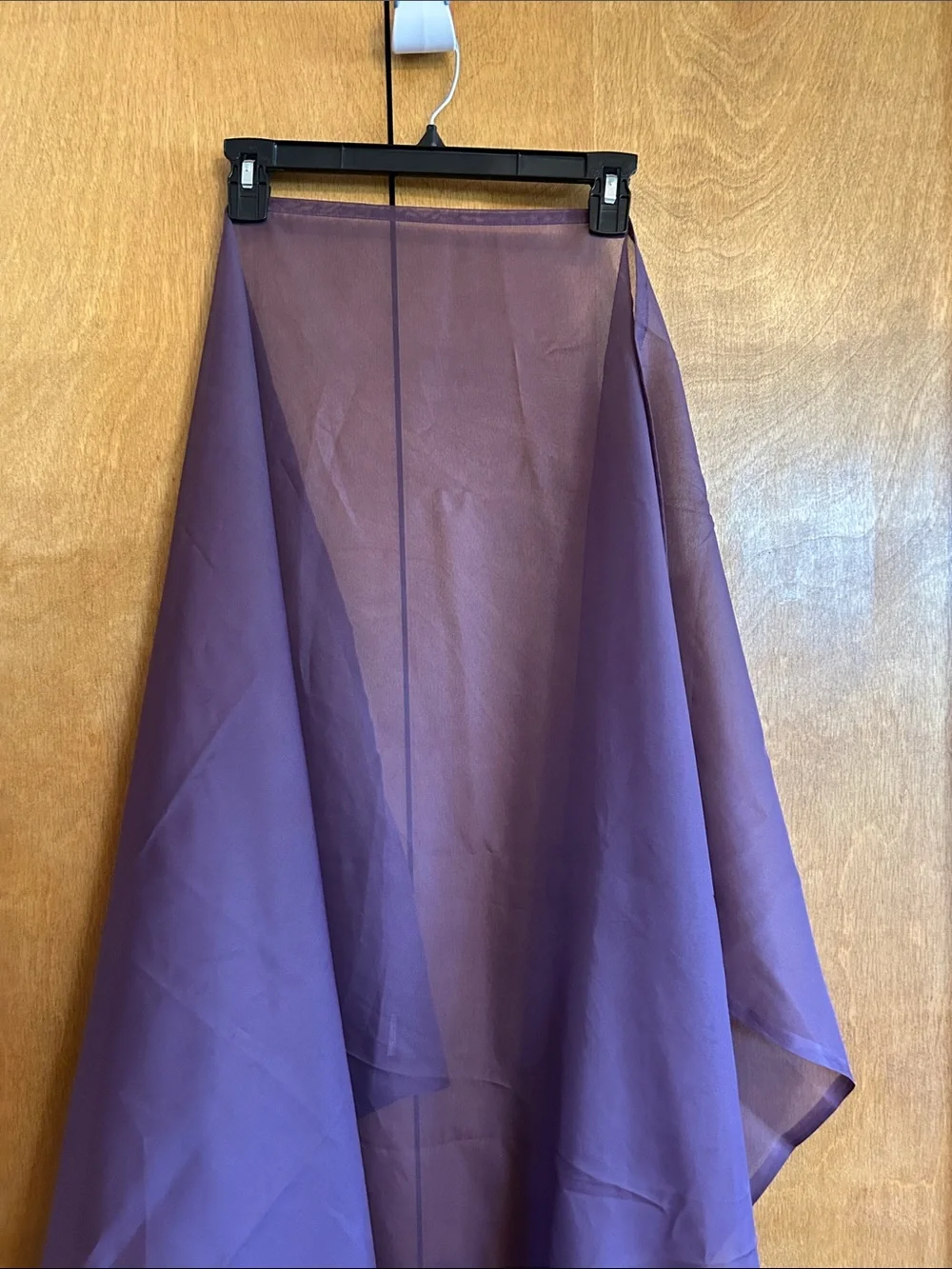 Purple Sheer Window Scarf